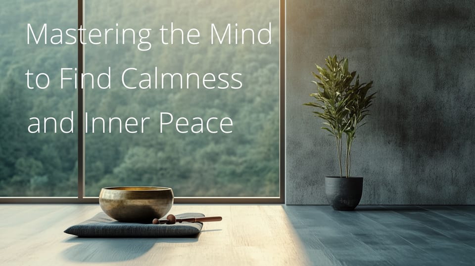 New Podcast Episode 🎙️ Mastering the Mind to Find Calmness and Inner Peace